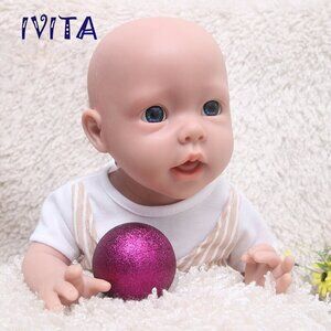 IVITA 20" Lifelike Full Silicone Reborn Baby Boy Newborn Silicone Doll Infant